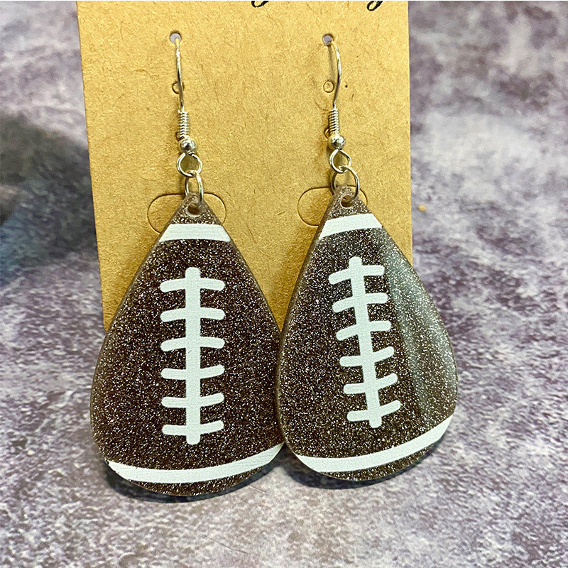 Cross Acrylic Earrings - product image 2