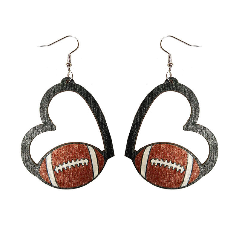 Geometric Heart Earrings - product image 5