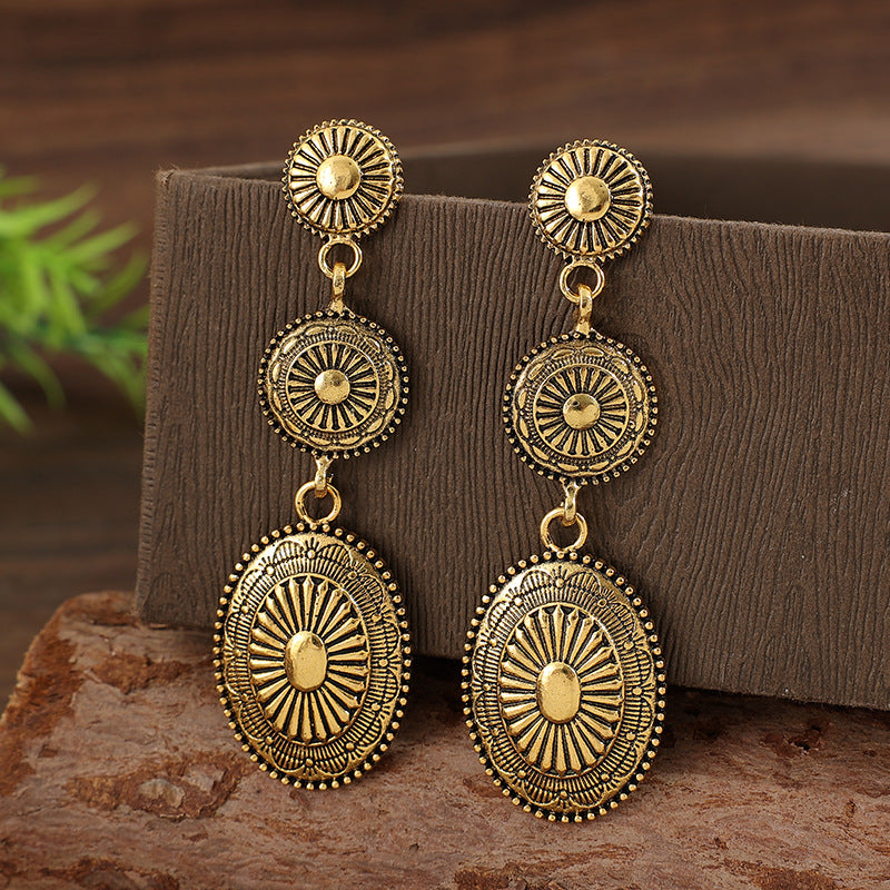 Boho Vintage Cross Earrings - product image 20