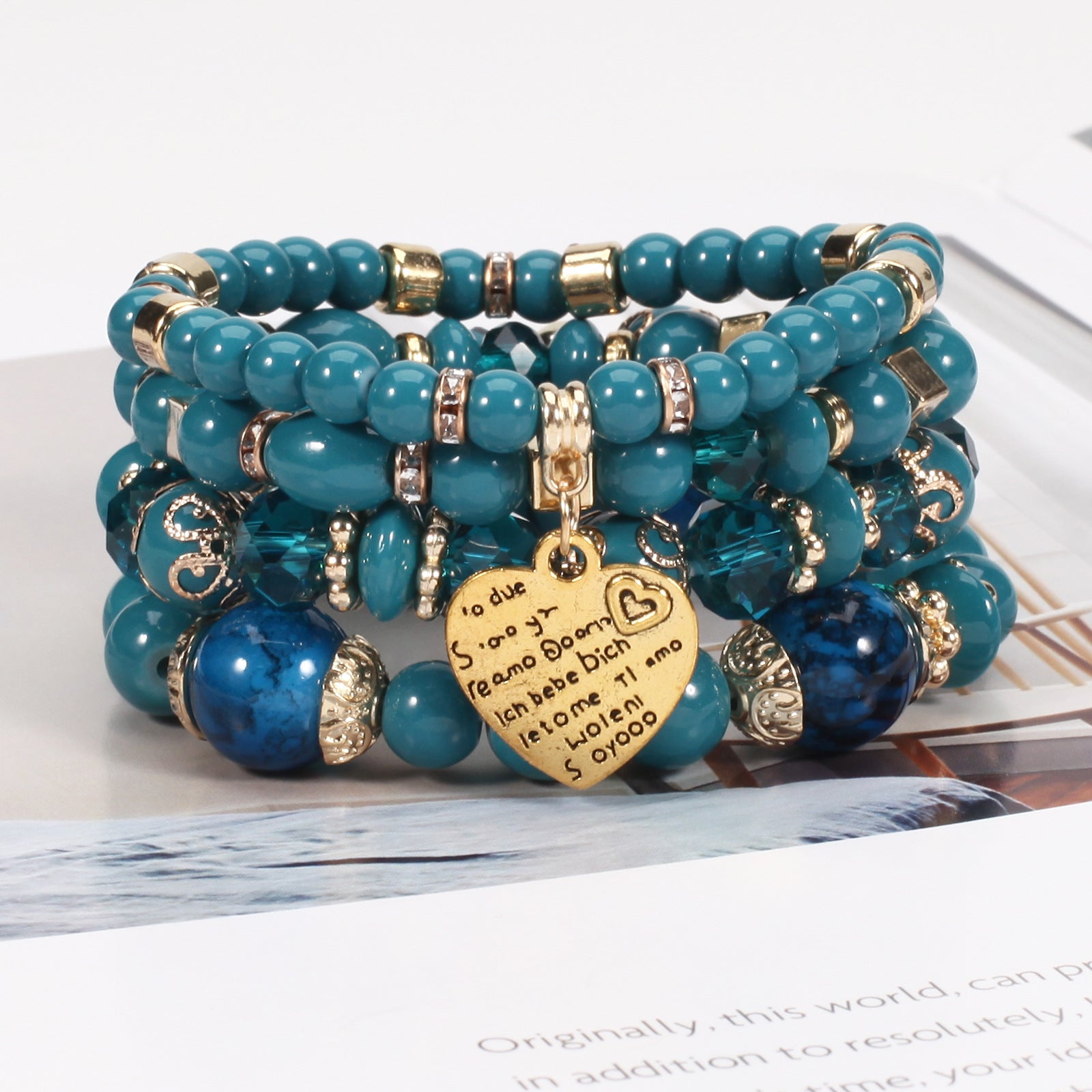 Boho Heart Beaded Bracelet - product image 31