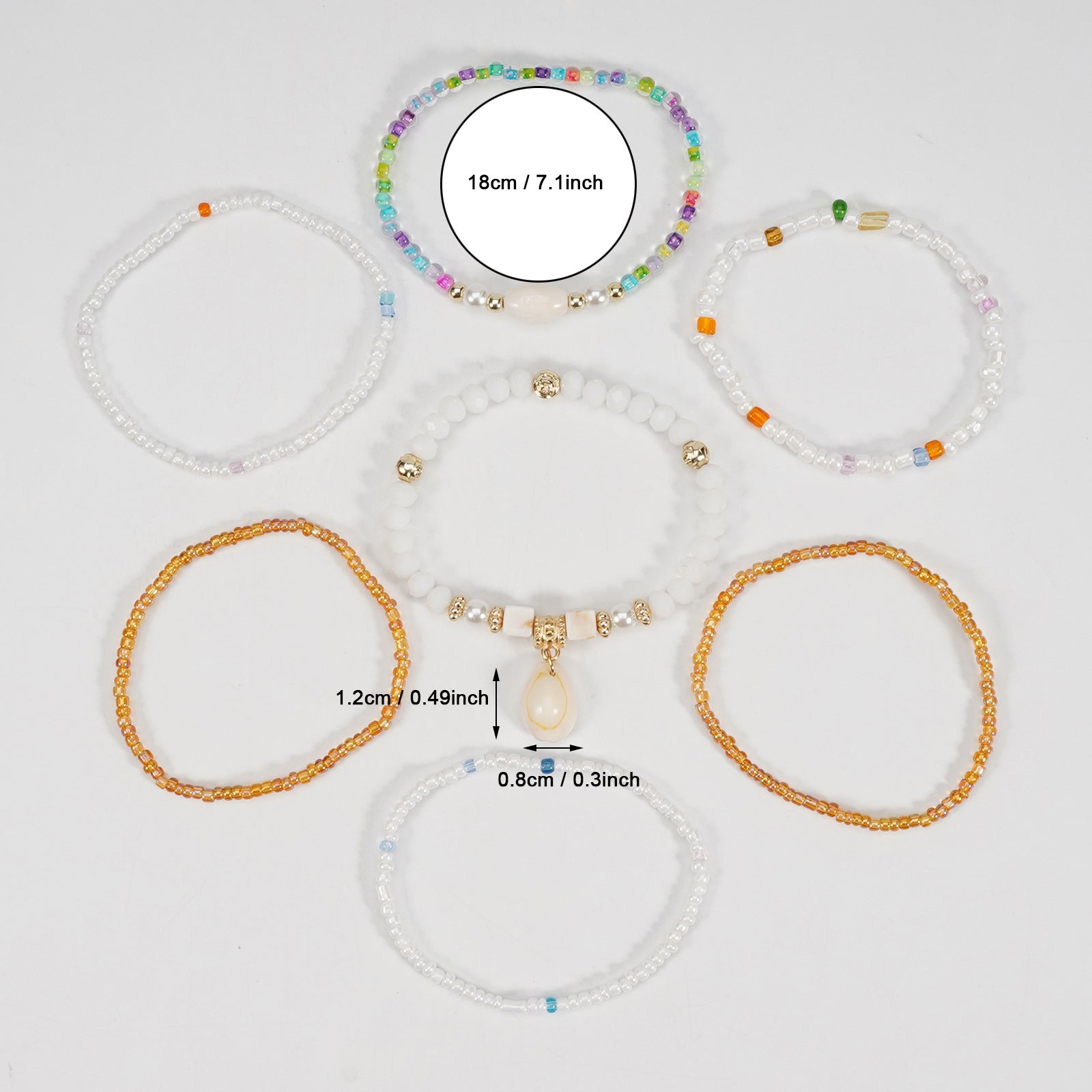 Boho Cross Beaded Necklace for Women - product image 3