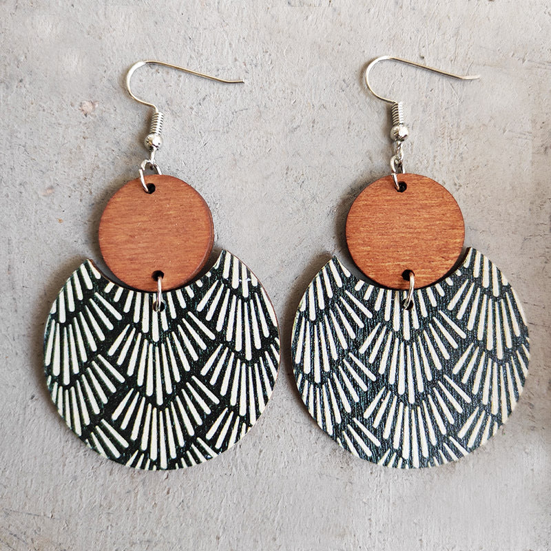 Boho Geometric Floral Earrings for Women - product image 2