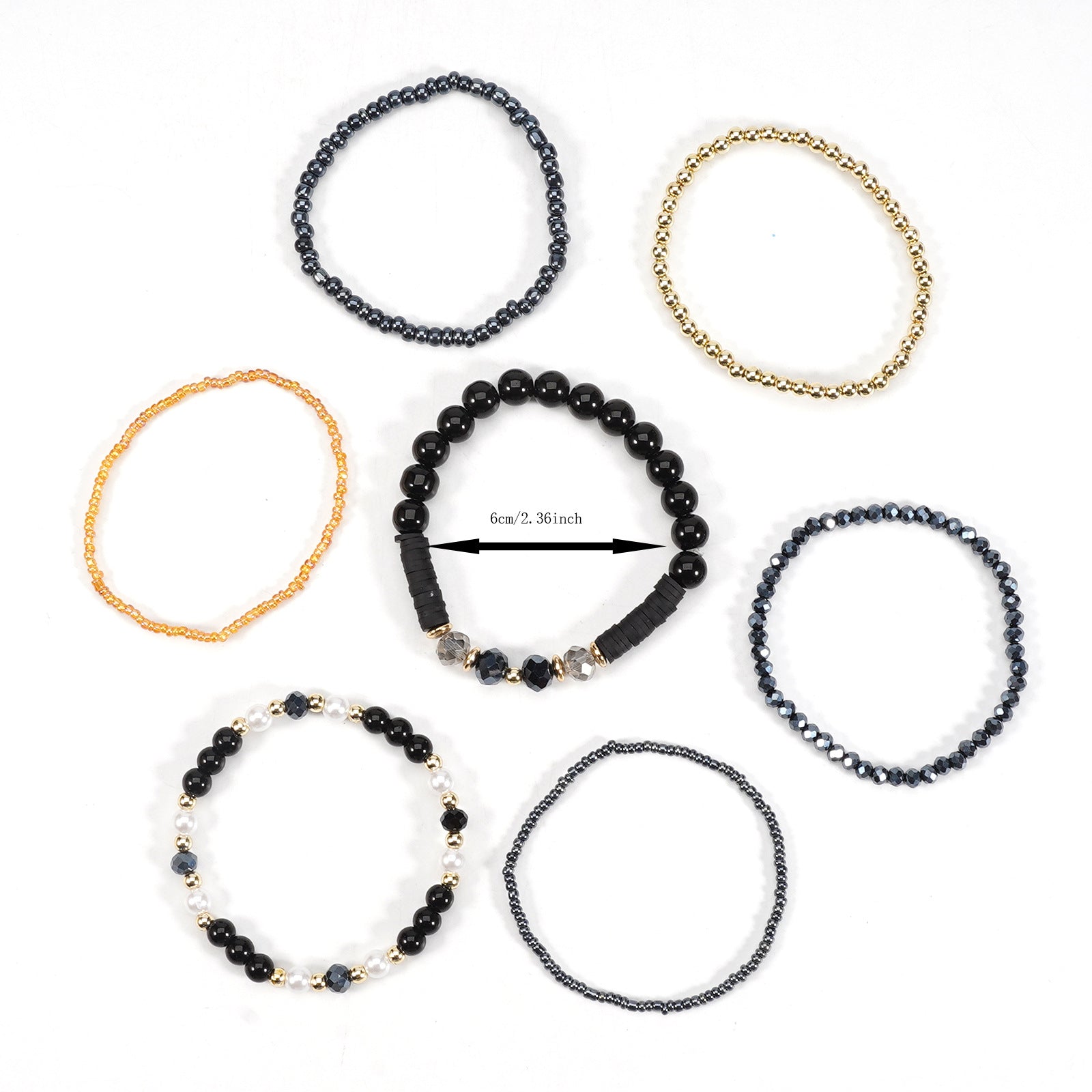 Boho Beaded Crystal Bracelet - product image 3