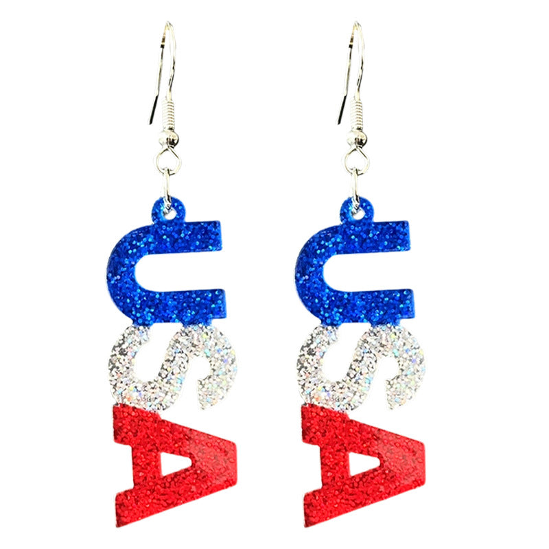 Heart Acrylic Earrings - product image 11