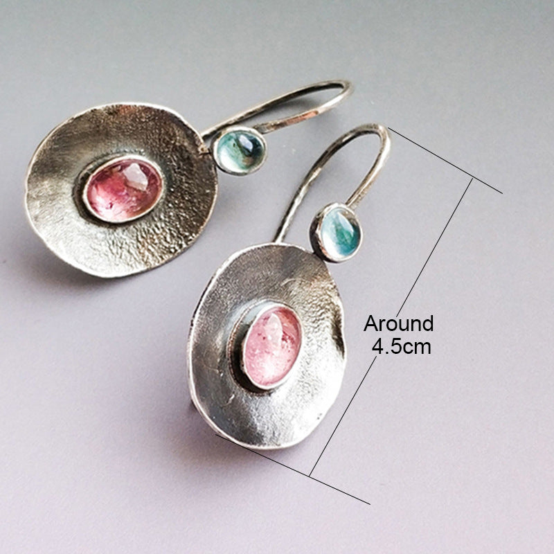Boho Vintage Moon Cross Earrings - product image 3