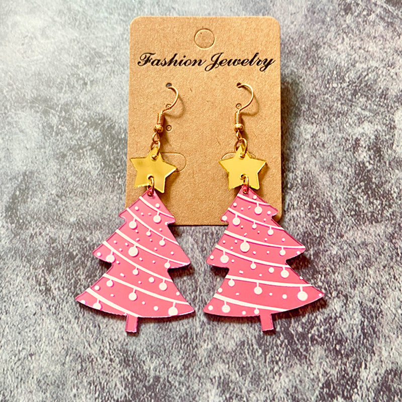 Cross Acrylic Earrings - product image 2