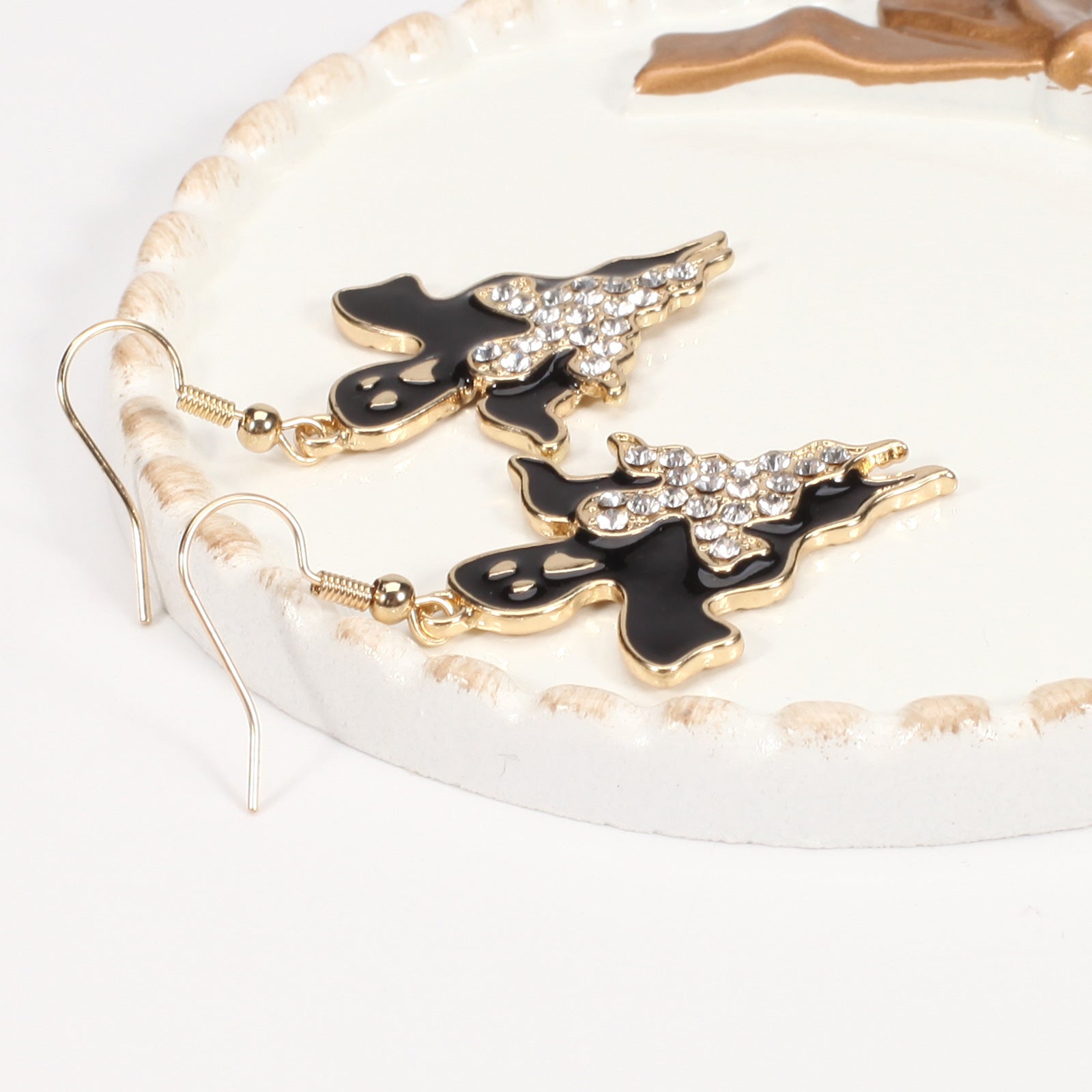 Halloween Earrings Featuring A Little Cat - A Screaming Ghost - A Pumpkin - A - product image 18