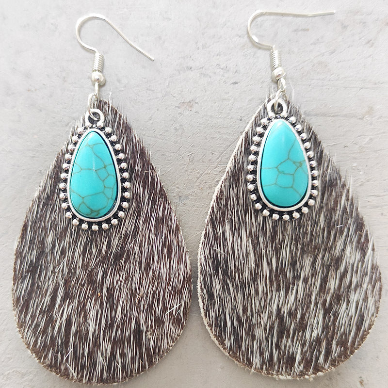 Western Turquoise Vintage Earrings - product image 8