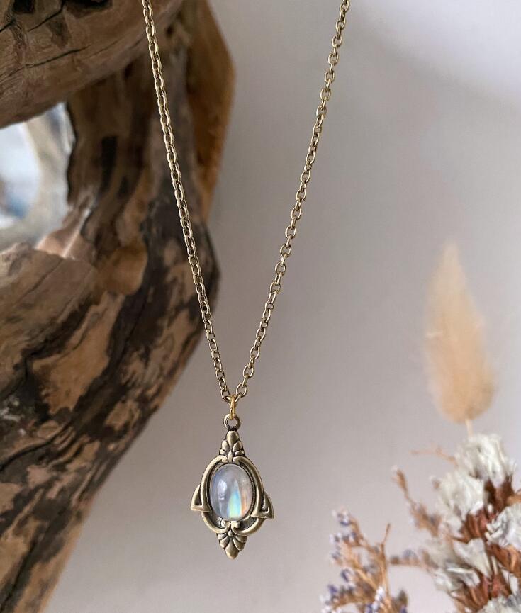 Boho Vintage Moon Necklace - product image 6