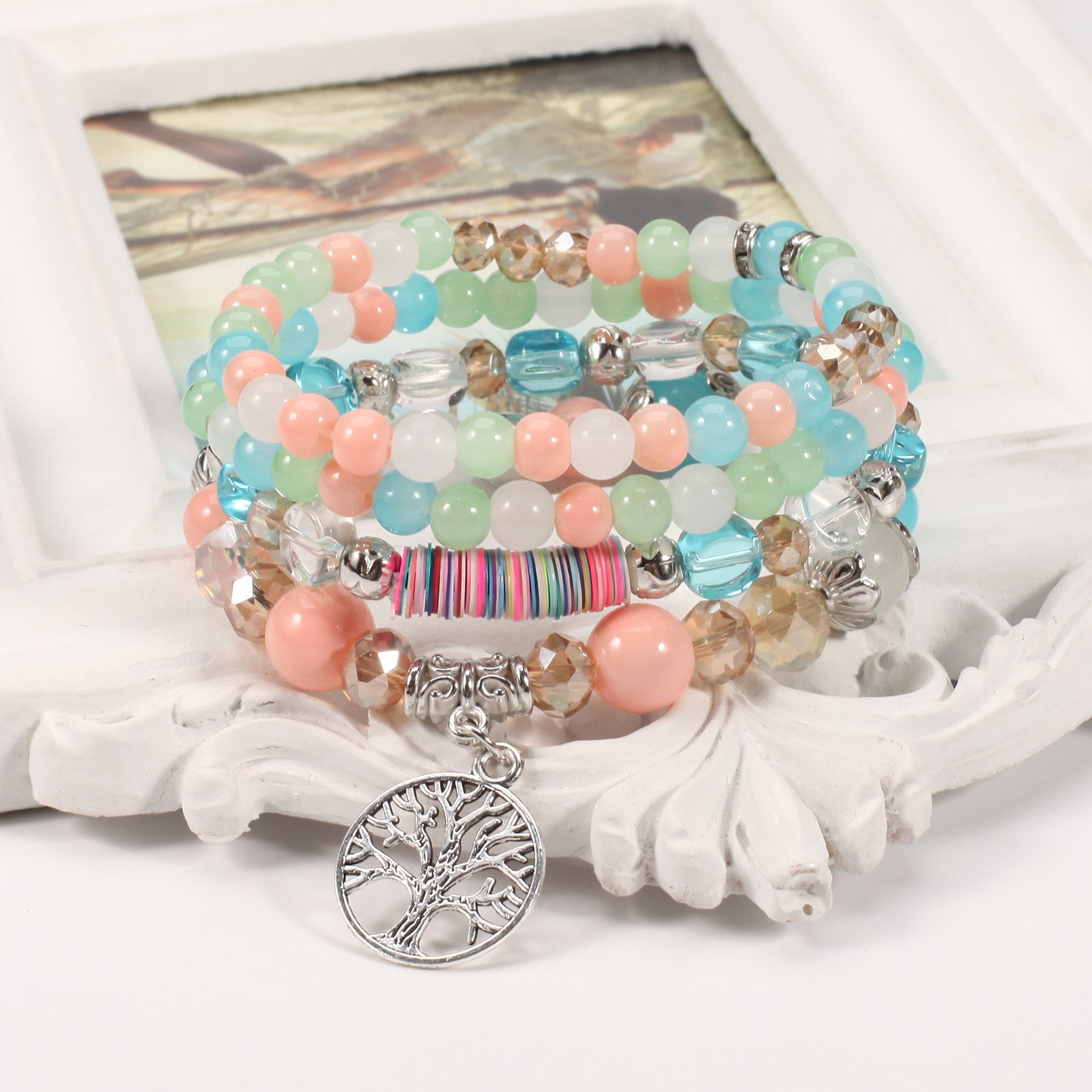 Boho Beaded Crystal Jewelry Set - product image 24