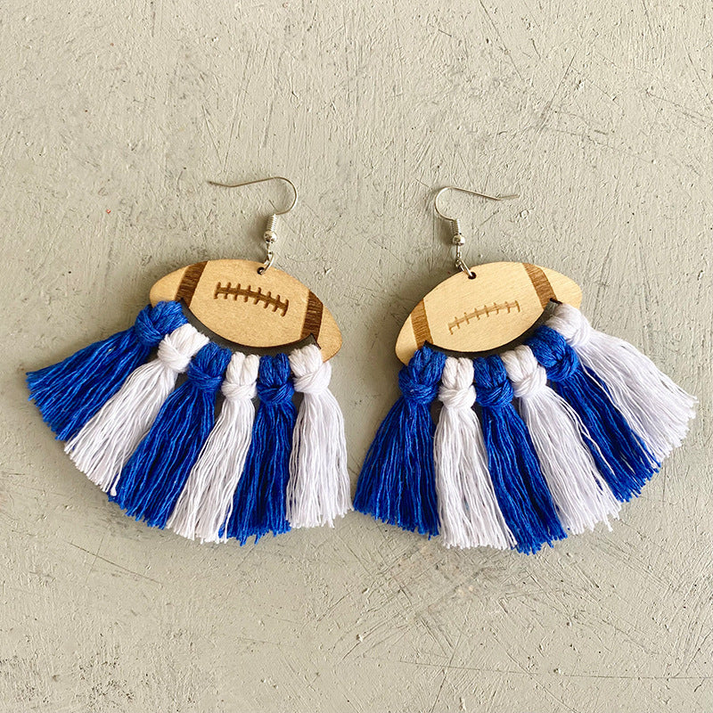Cross Wood Earrings - product image 9