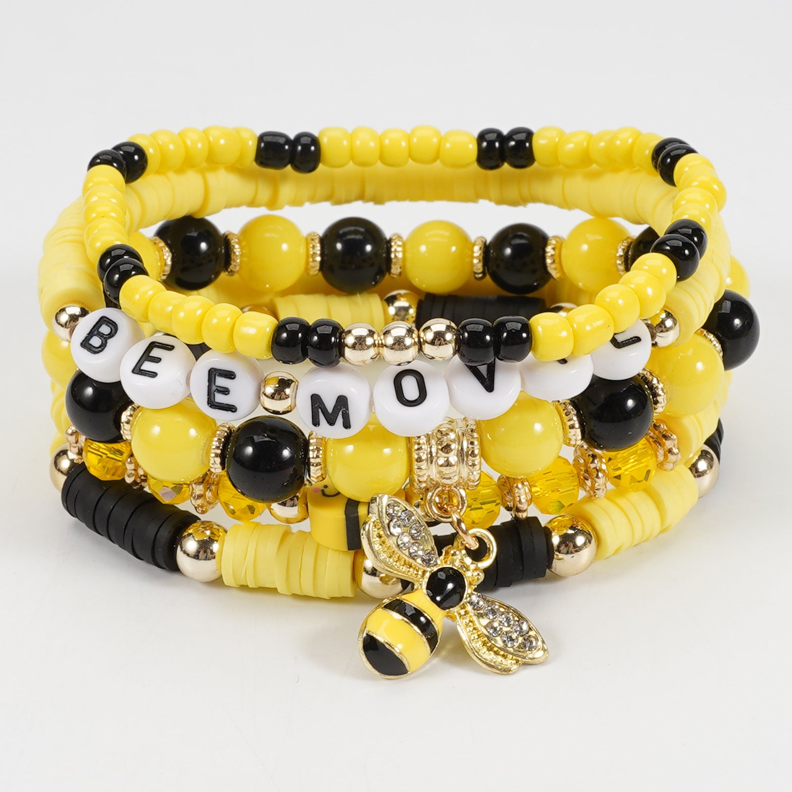 Floral Cross Bee Beaded Necklace - product image 13