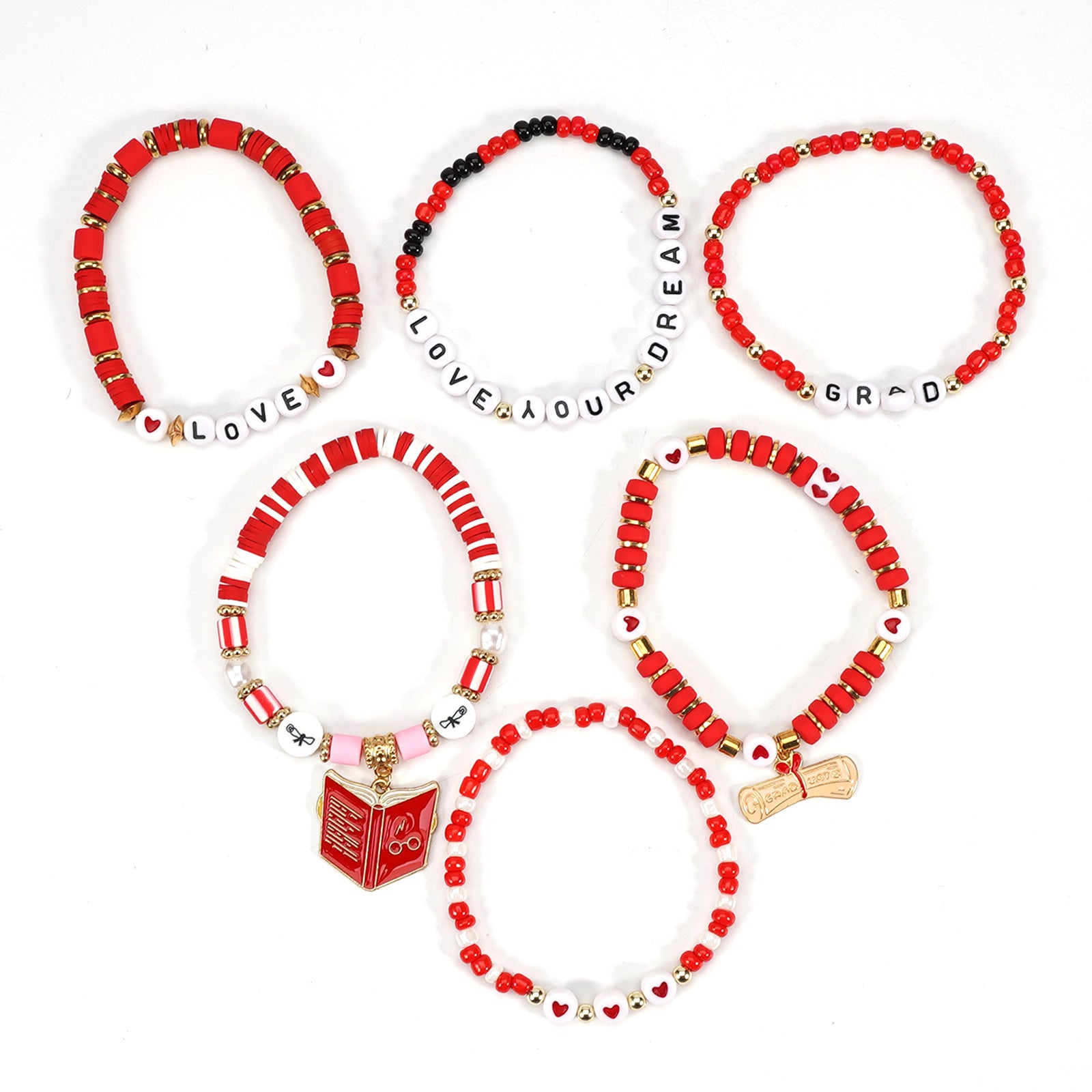 Back-to-school Season Bracelet Book and Graduation Cap A+fraction Ruler - product image 27