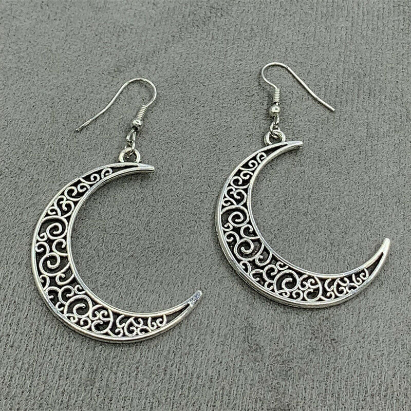 Vintage Moon Cross Earrings for Women - product image 3