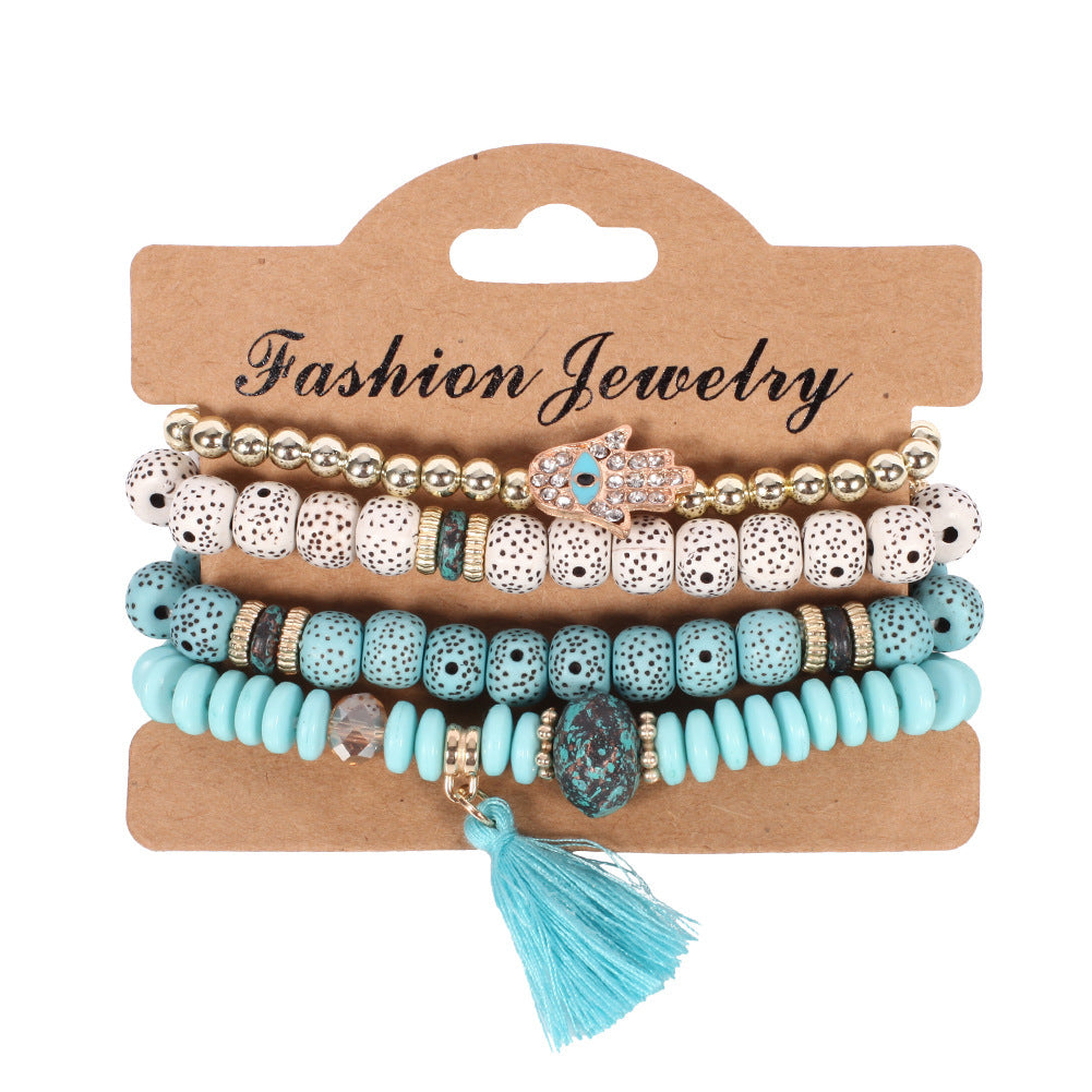 Vintage Cross Beaded Bracelet - product image 3