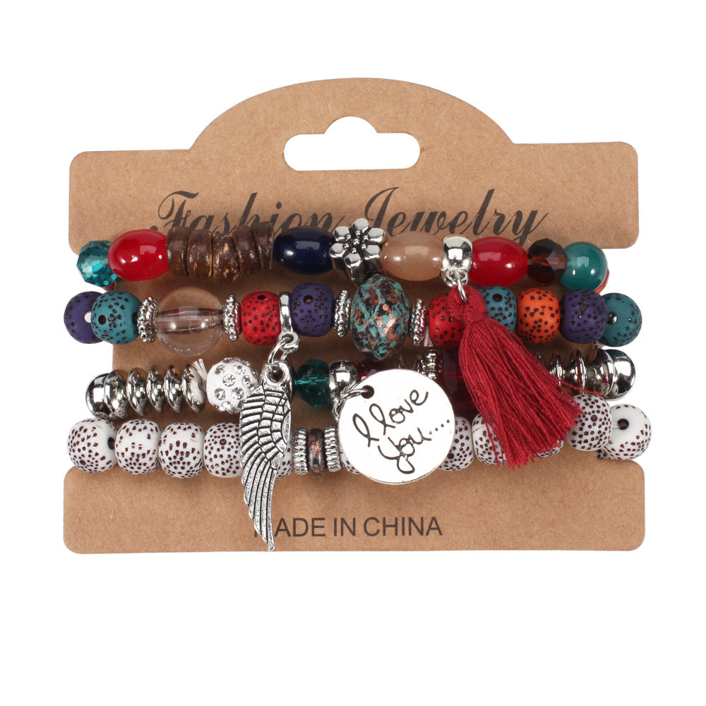 Boho Cross Beaded Bracelet - product image 10