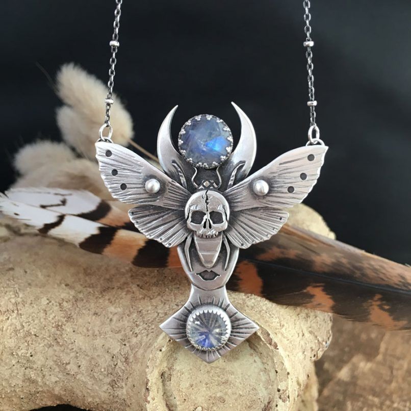 Vintage Statement Moon Necklace - product image 4