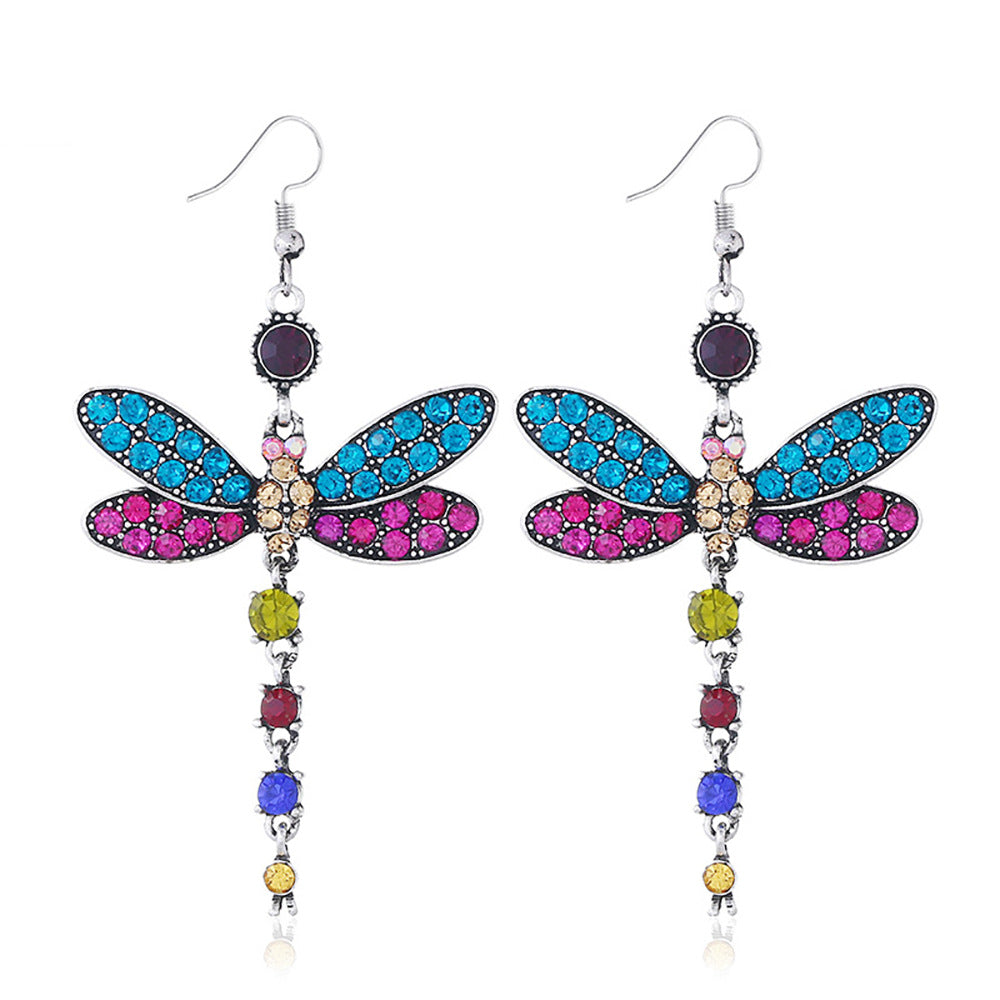Insect Dragonfly Earrings Style Unique Animal Dragonfly Pendant Earrings - product image 21