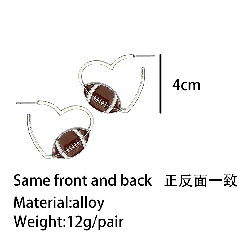 Heart Cross Earrings - product image 7