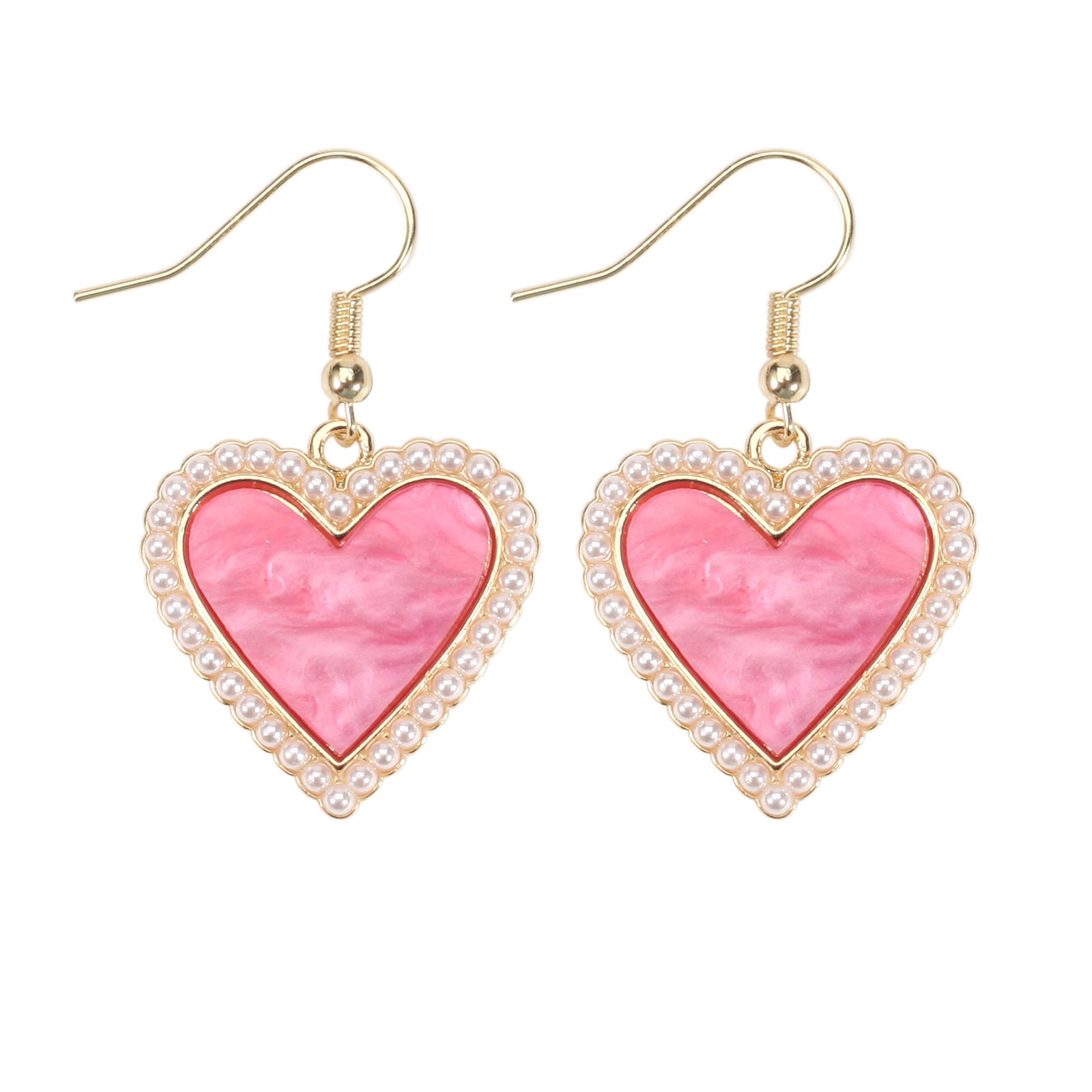 Heart Cross Crystal Earrings - product image 12