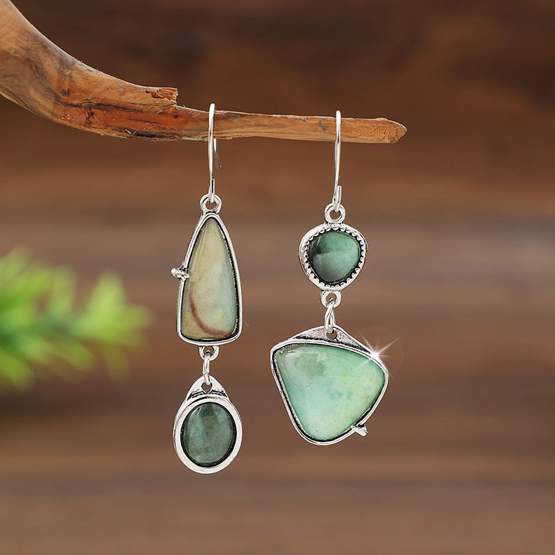 Boho Geometric Cross Earrings - product image 3