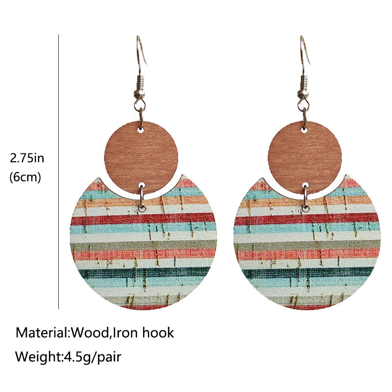 Boho Geometric Floral Earrings for Women - product image 4