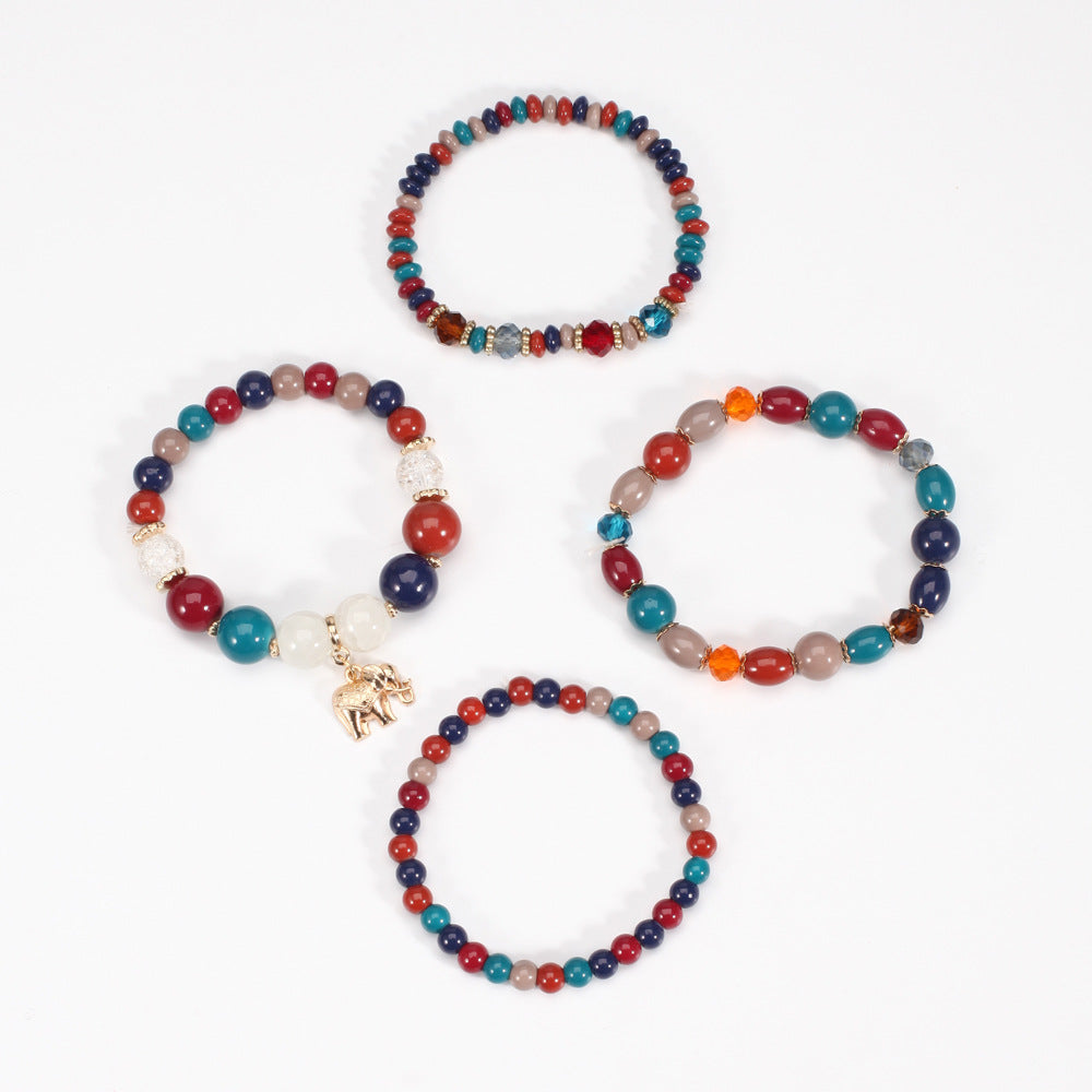 Boho Cross Beaded Necklace - product image 3