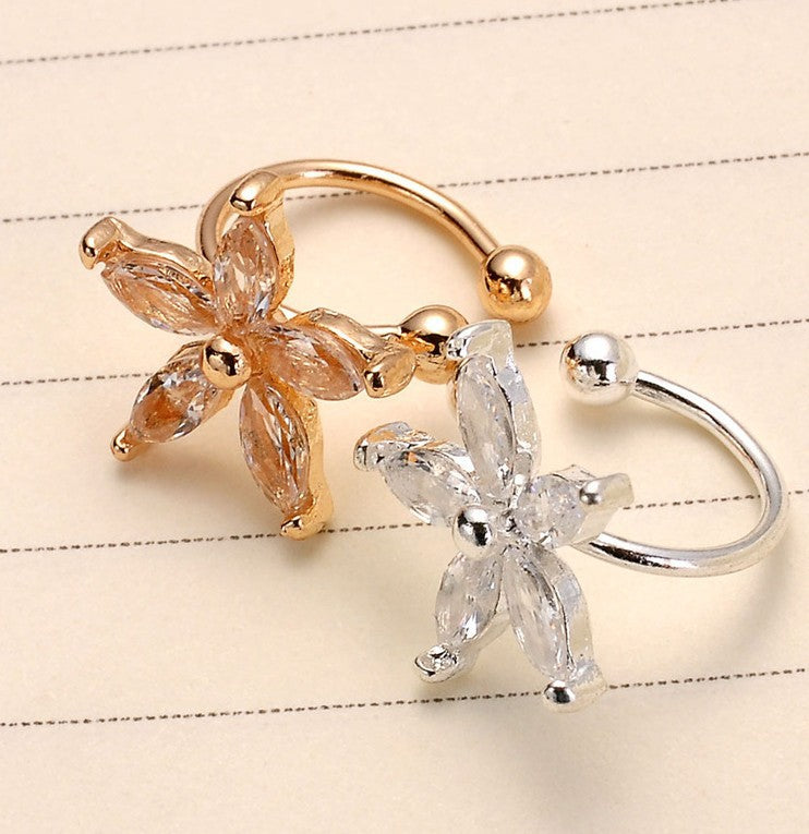 Floral Crystal Earrings - product image 2