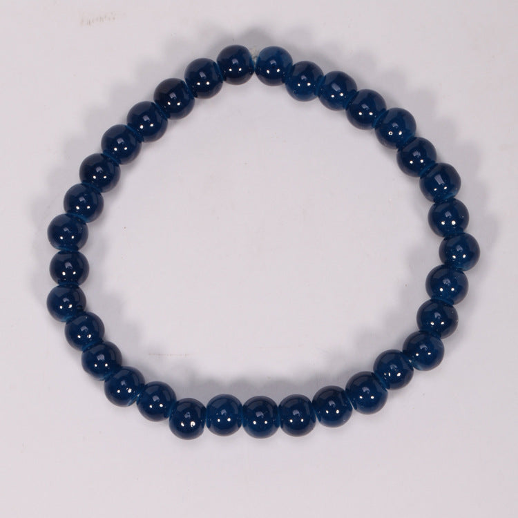 Women's Bracelets Multi-layered Glass Stone Bracelet Fabric Tassel Bracelet - product image 14