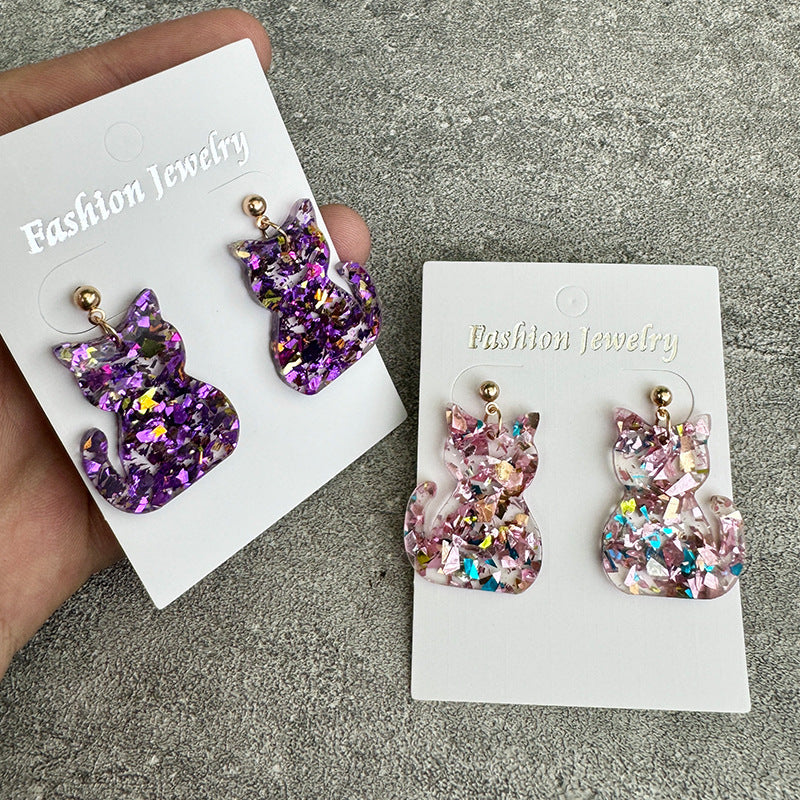 Cross Acrylic Earrings - product image 1