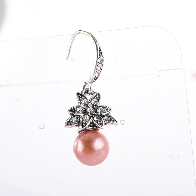 Vintage Floral Earrings for Women