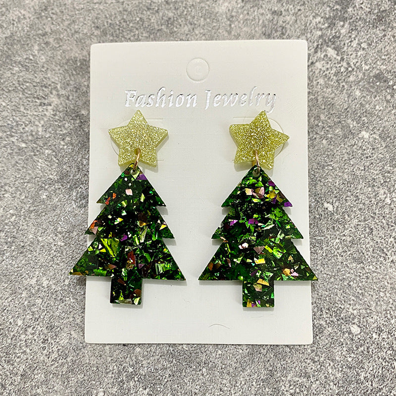 Cross Acrylic Earrings - product image 2