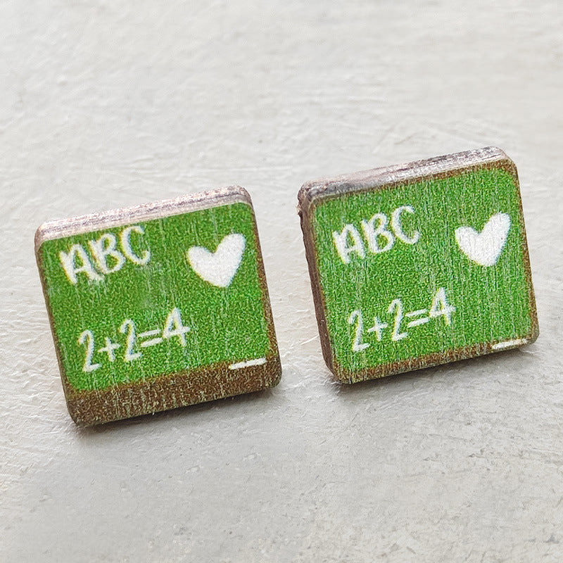 Cross Wood Earrings - product image 20