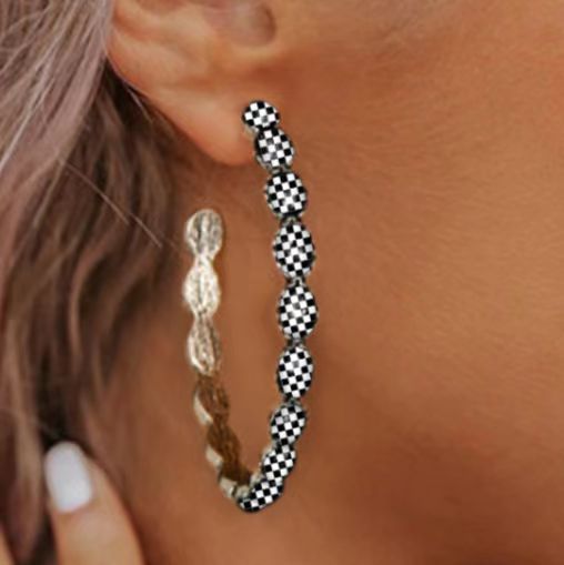 Vintage Cross Acrylic Earrings - product image 1