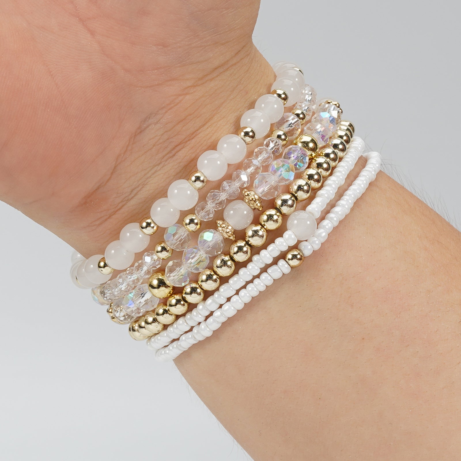 Boho Cross Beaded Bracelet for Women
