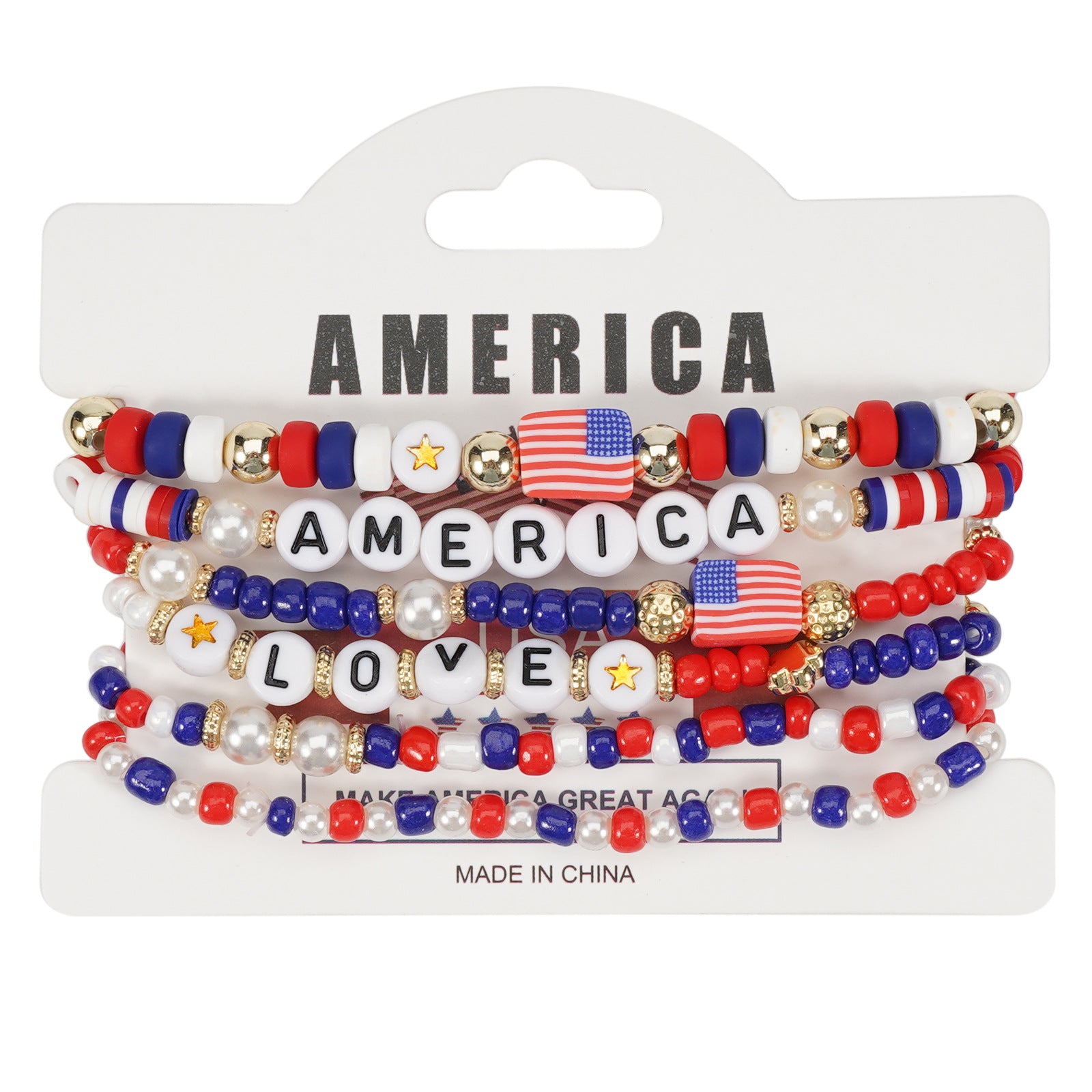 Flag Beaded Bracelet - product image 7