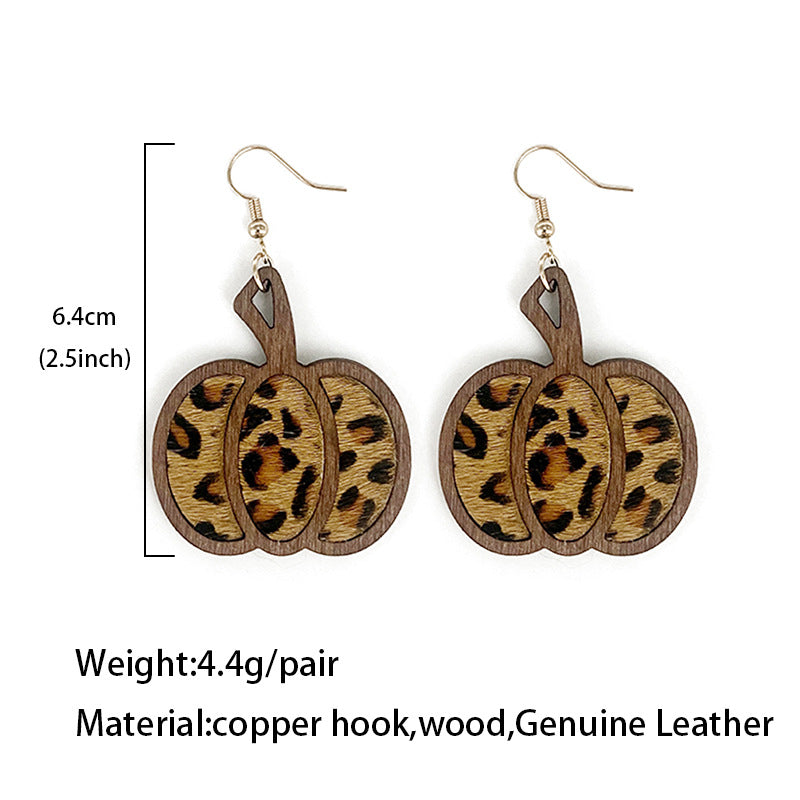 Cross Leather Earrings - product image 4