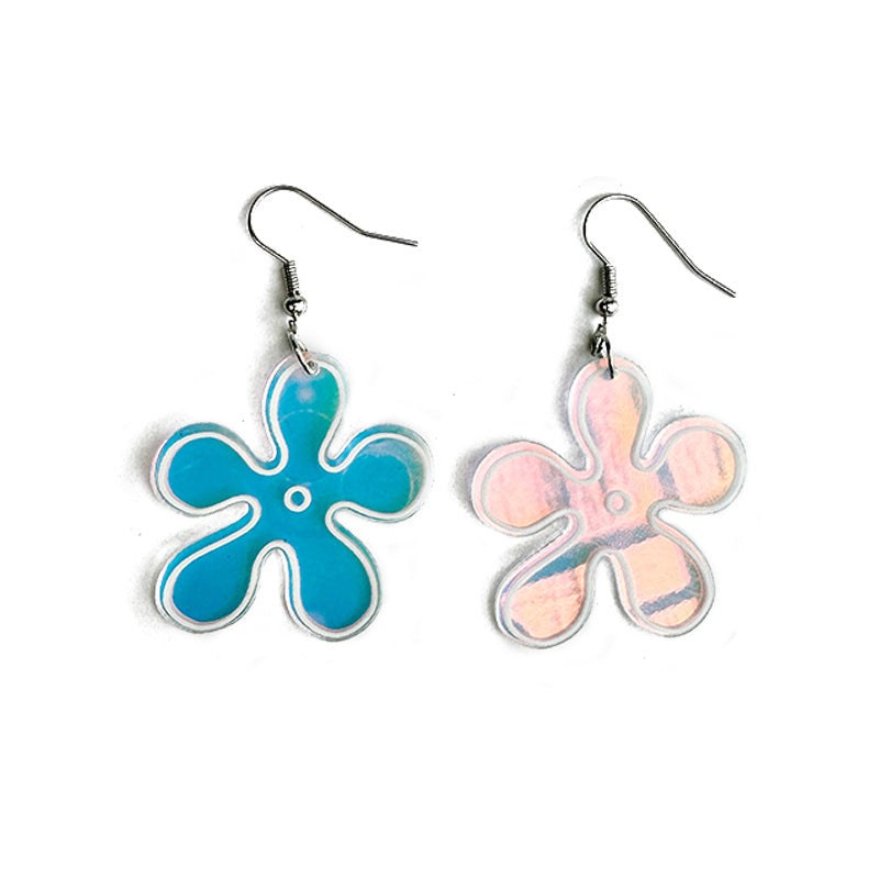 Floral Cross Acrylic Earrings - product image 5