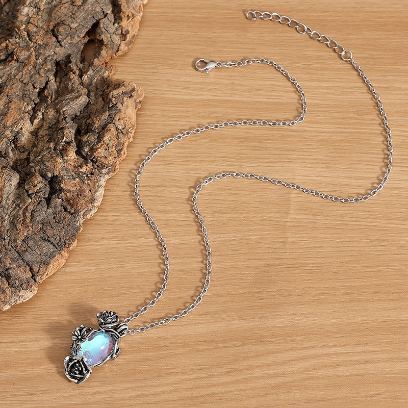 Vintage Floral Crystal Necklace - product image 4