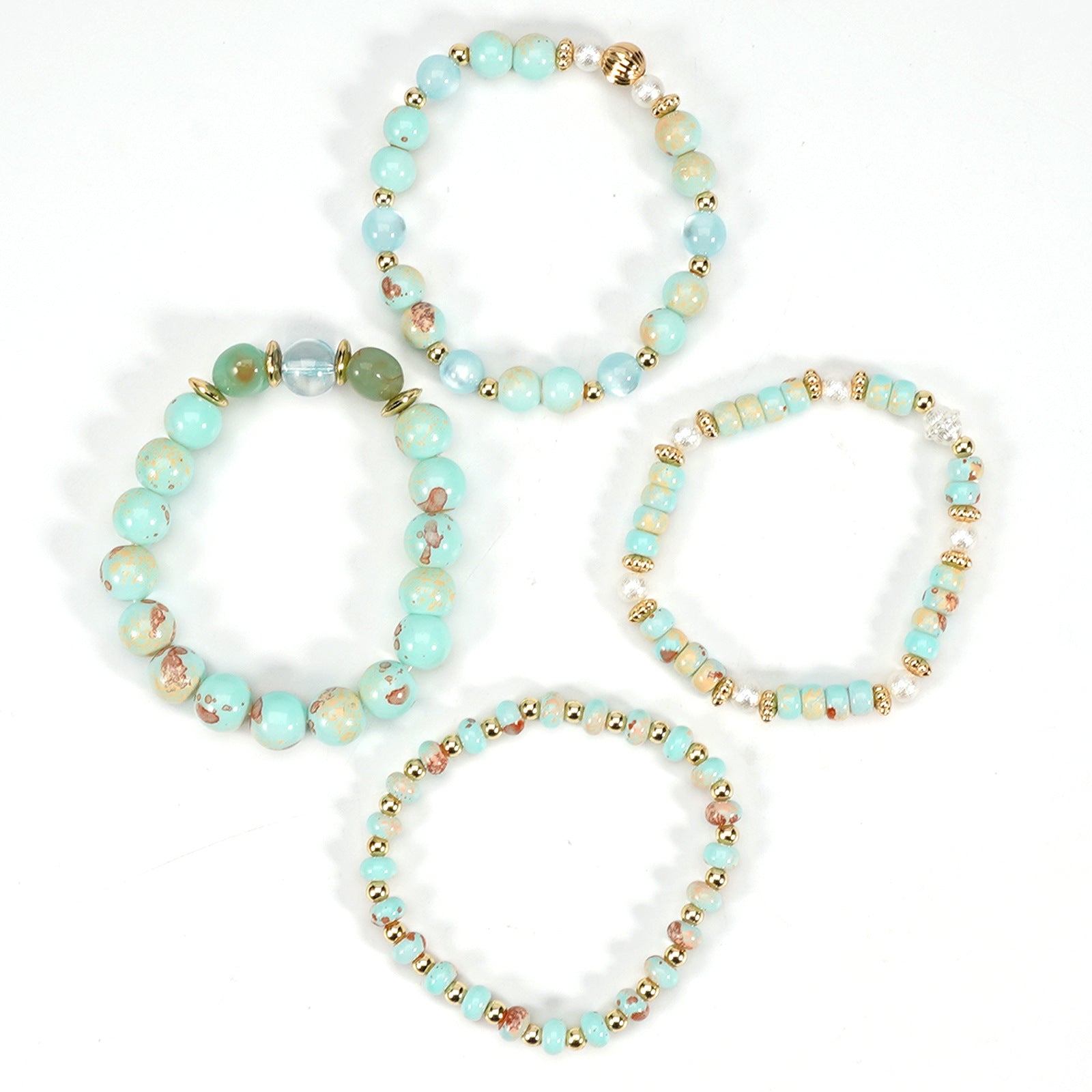 Boho Cross Beaded Bracelet for Women
