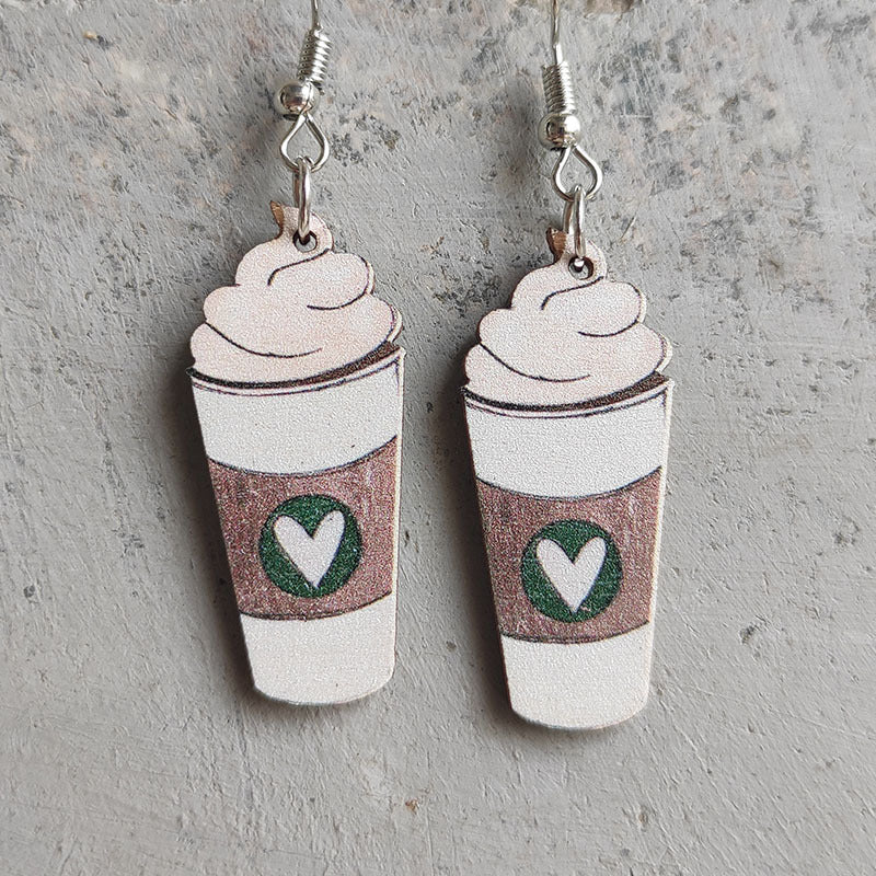 Heart Cross Earrings - product image 2