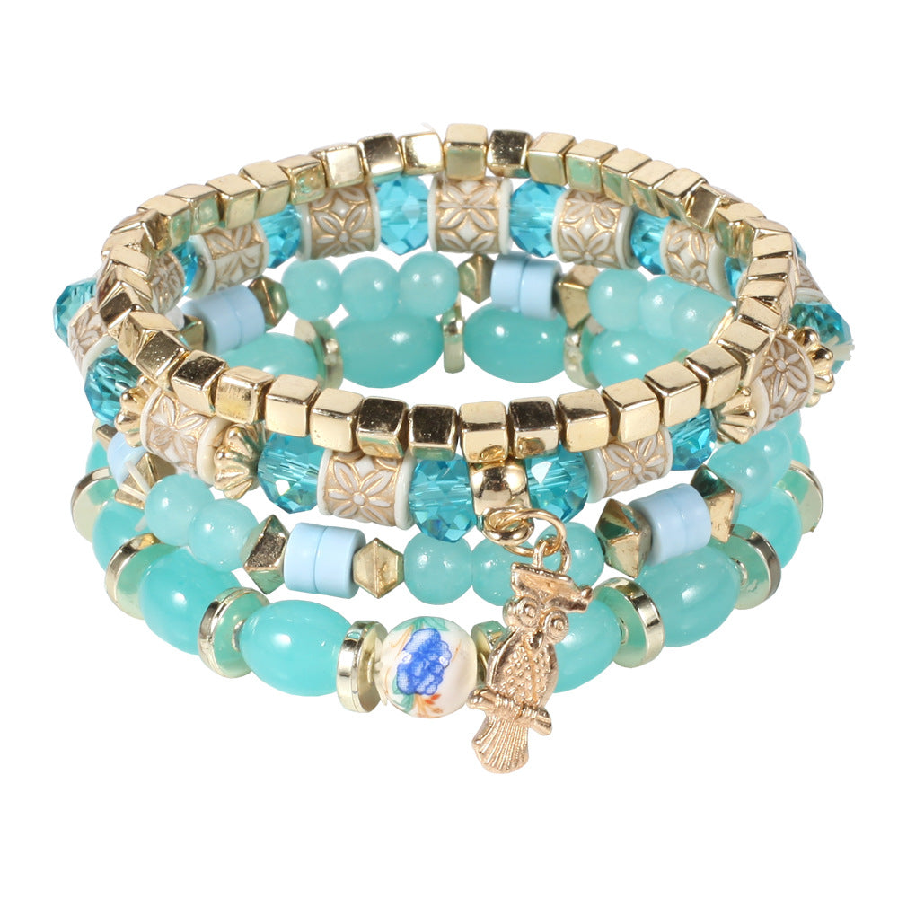 Boho Beaded Crystal Bracelet - product image 7