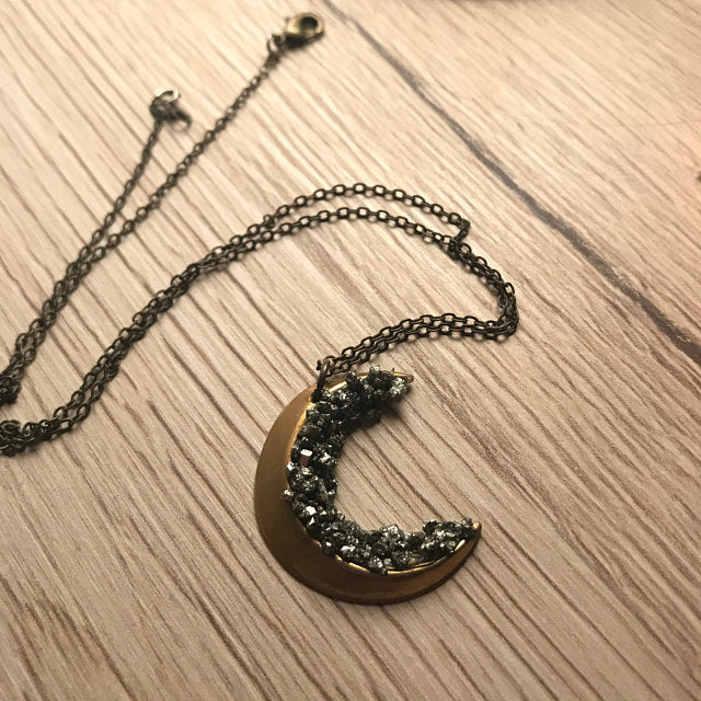 Vintage Moon Cross Necklace - product image 12