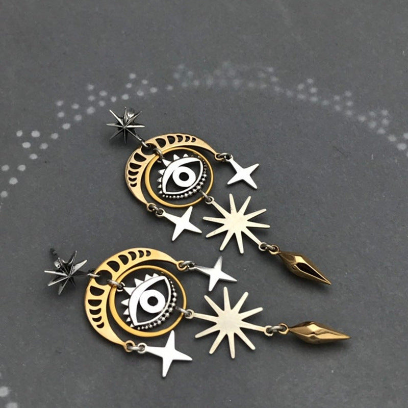 Geometric Cross Earrings for Women