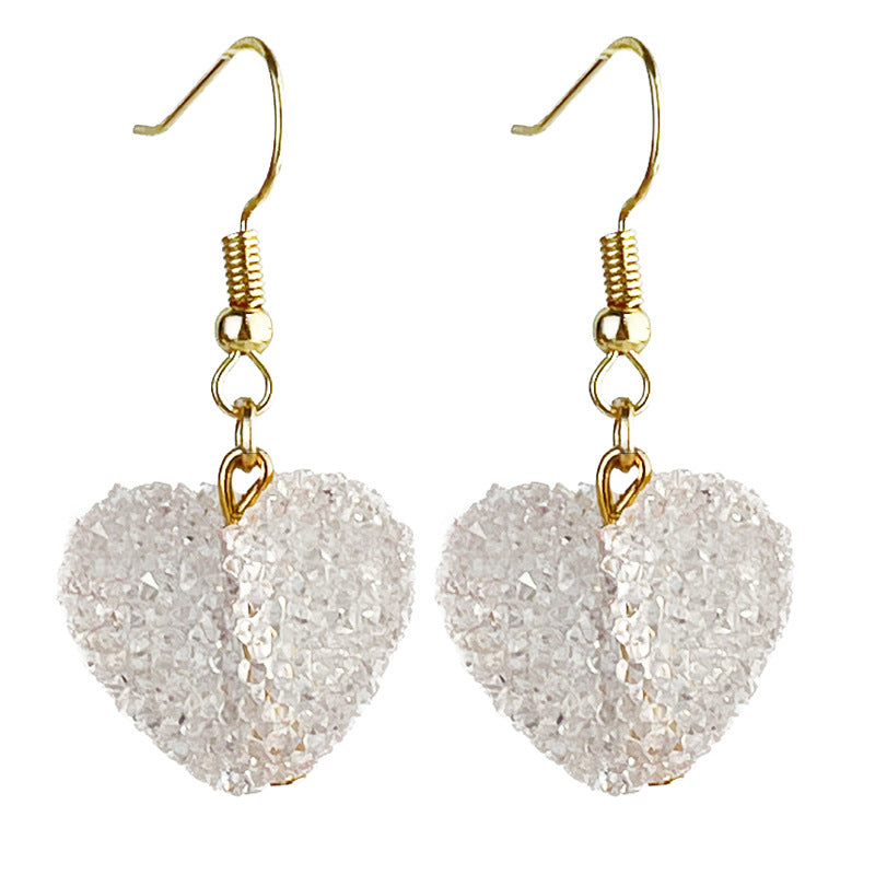 Heart Resin Beaded Earrings - product image 8