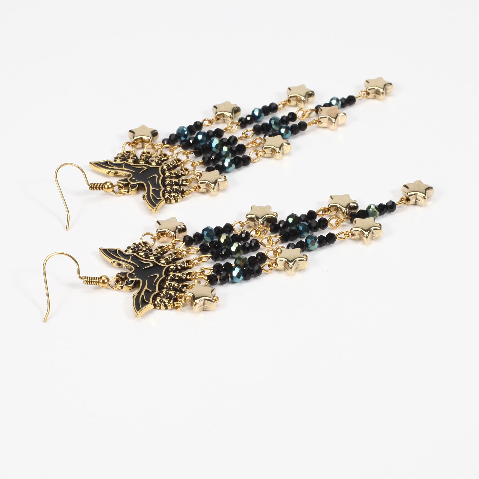 Halloween Earrings Pumpkin Hat Ghost Skull Bat Spider Web Pattern Earrings - product image 19