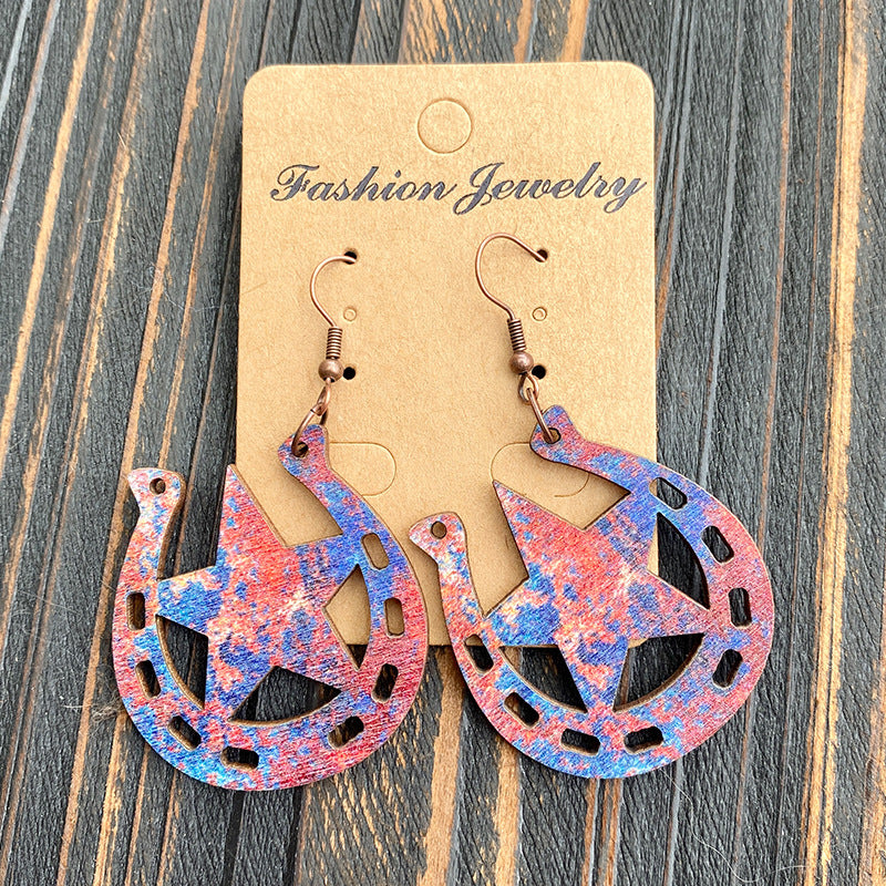 Western Vintage Cross Earrings - product image 2