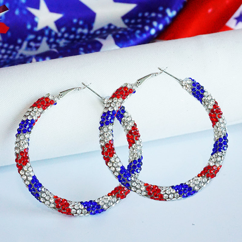 Cross Crystal Earrings