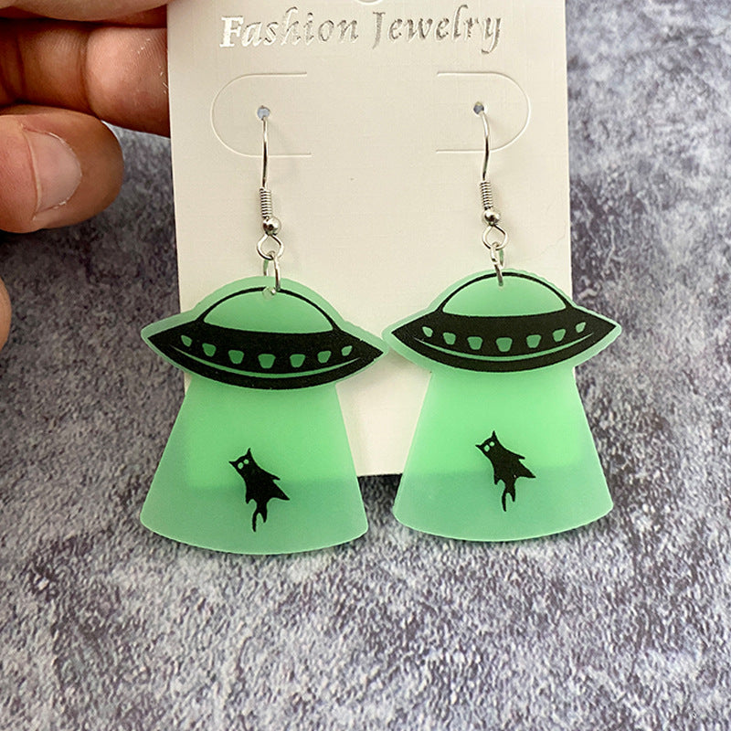 Cross Acrylic Earrings - product image 7