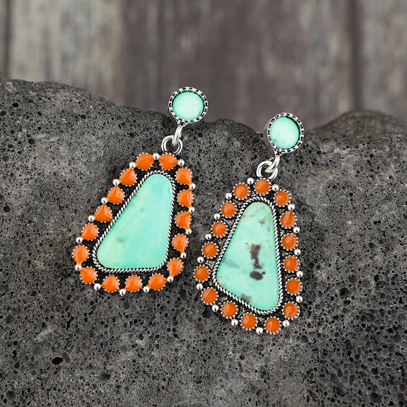 Boho Geometric Resin Earrings - product image 10